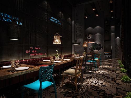 网红饭店店面设计图,时尚与舒适的完美融合