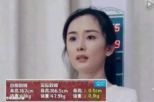 女明星当场测身高,真实身高曝光引热议
