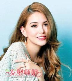 女明星大脸头型图,时尚新潮流的引领者